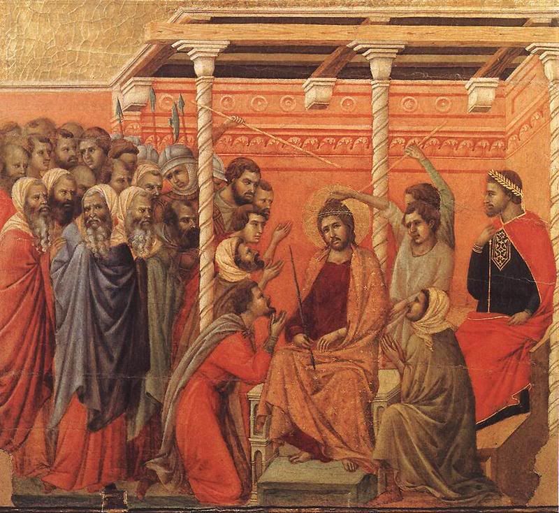 Crowning by Duccio di Buoninsegna