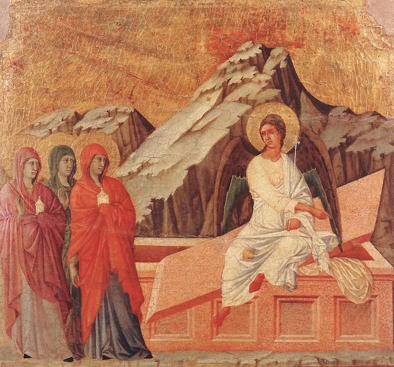 Resurrection by Duccio di Buoninsegna