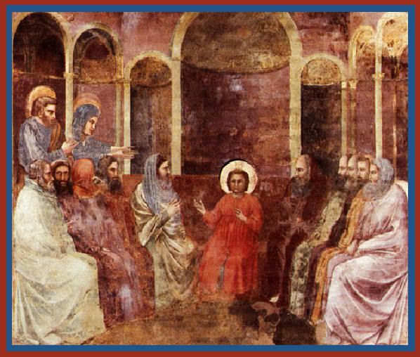 Christ among Doctors by Giotto di Bondone