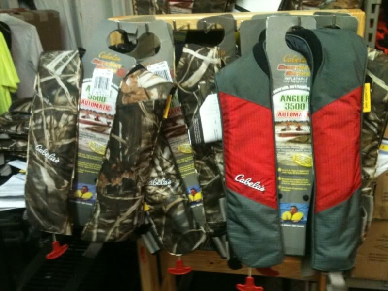Cabelas Automatic Angler 3500 Inflatable Life vest