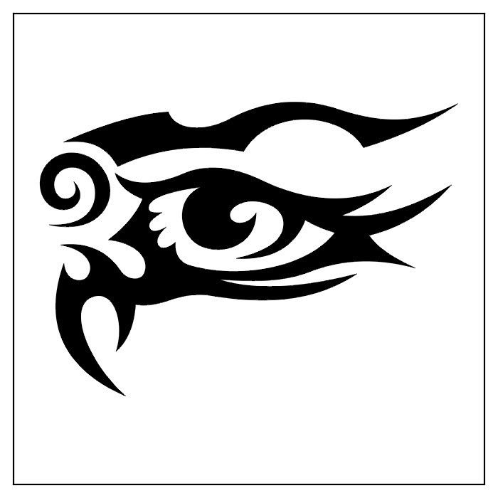 Tattoos For Eyes. eye tattoo. Tribal Eye Tattoos