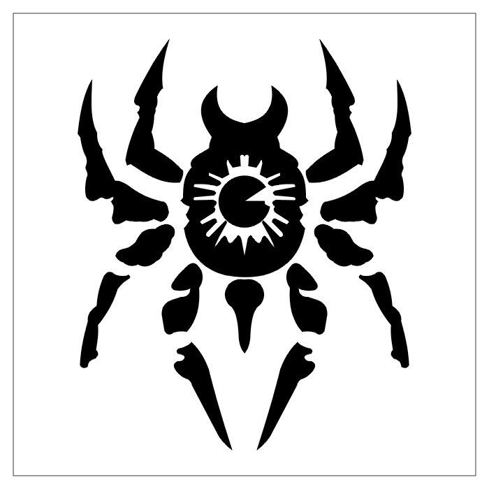 The classic spider tribal,tribal tattoo,tattoo design