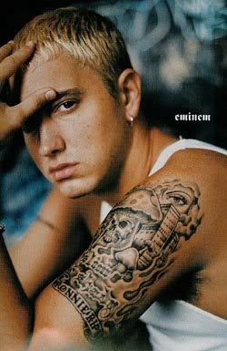 Eminem Skull Arm Tattoo