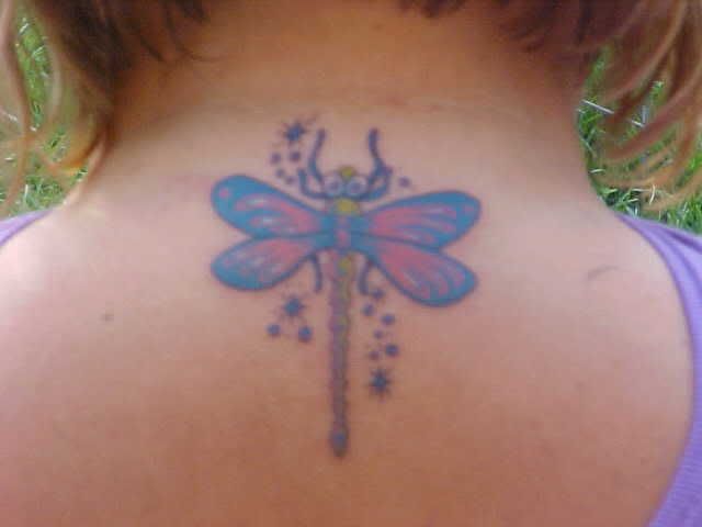 Dragonfly Tattoo Design For Woman