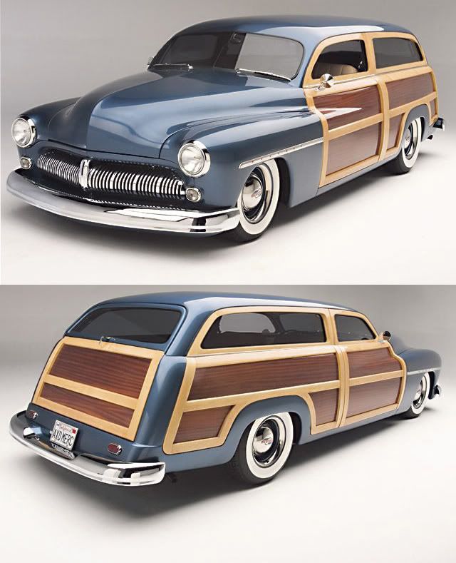 1951 CHOPPED Mercury woodie wagon DREAM WOODIE i photochopped it