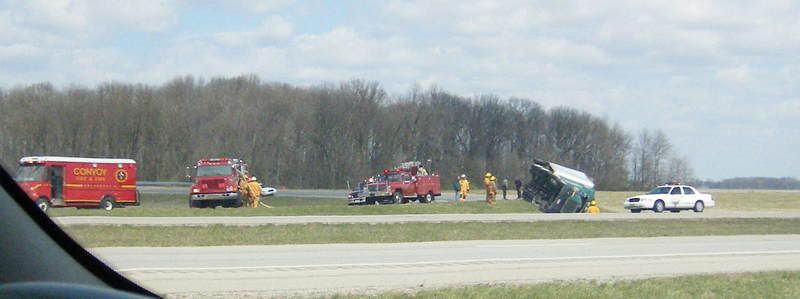 High Winds cause Accident in my area.. ( POP)