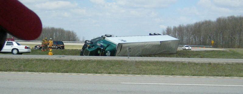 High Winds cause Accident in my area.. ( POP)