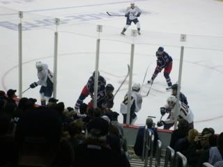 I got invited to go to a NHL game!!