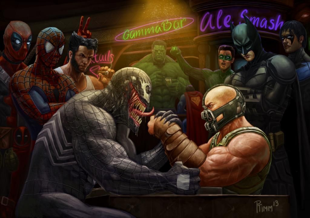 Bane vs Venom: Wrestling Addiction Bane vs Venom: Wrestling Addiction