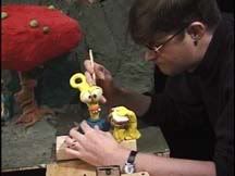 Doug sculpting