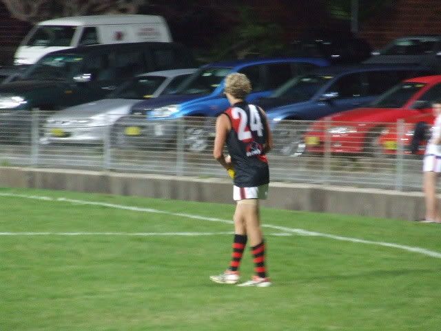 North Shore's Ted Strudwick has possession