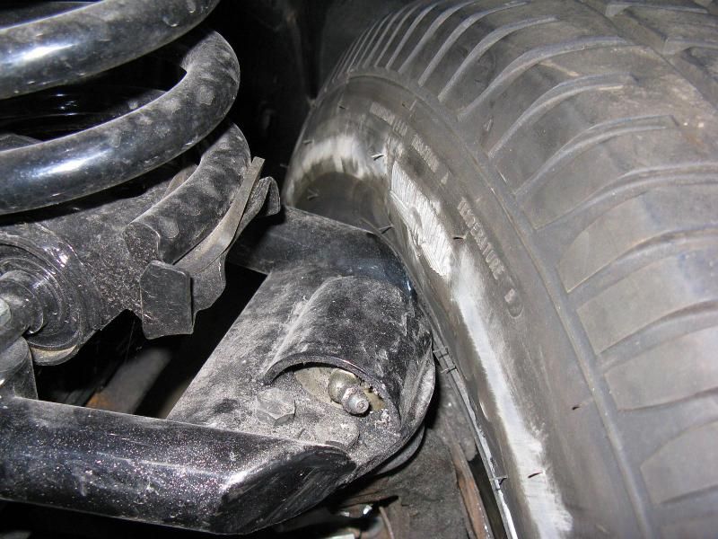 Tires rubbing upper control arm '71 '73 Vintage Ford Mustang Forum