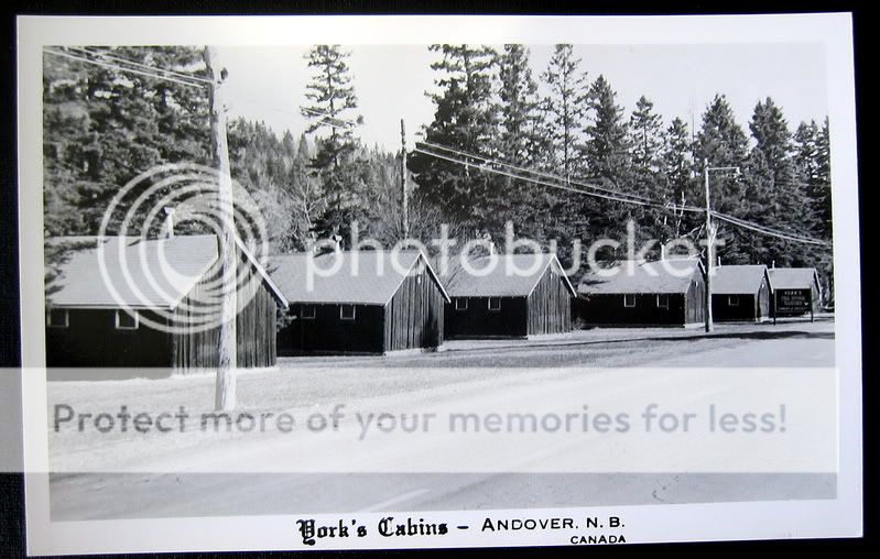 Canada 1940 S Andover N B York S Cabins Rppc Ebay