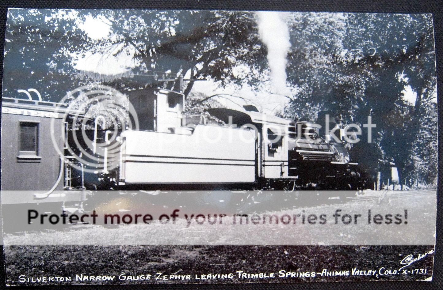 ANIMAS VALLEY CO ~SILVERTON NARROW GAUGE ZEPHYR RAILROAD TRAIN 