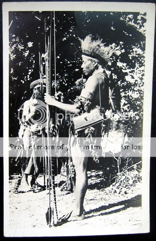 BRITISH GUYANA~1900s INDIANS~AMERINDIANS~ARAWAK~RPPC  