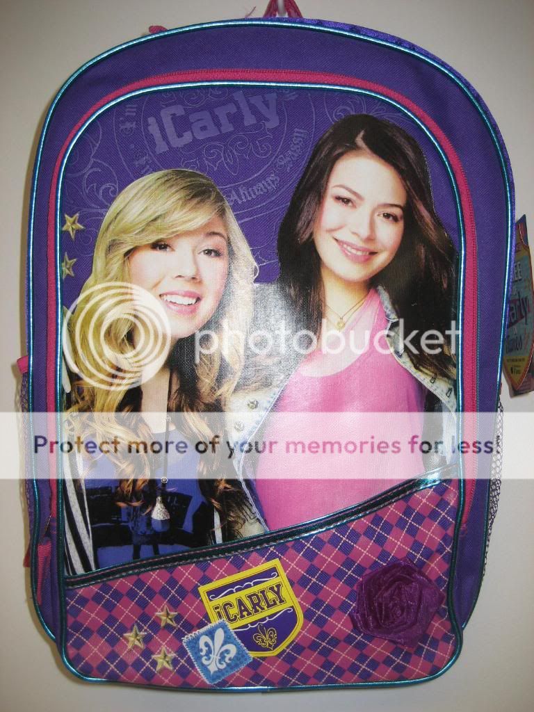 CARLY PURPLE/PINK SCHOOL BOOK BAG/BACK PACK~NEW  
