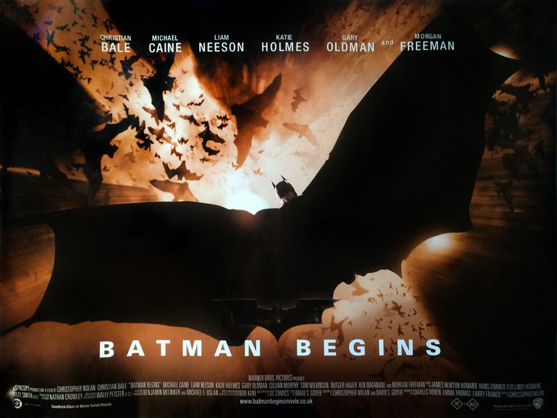 batman begins movie poster