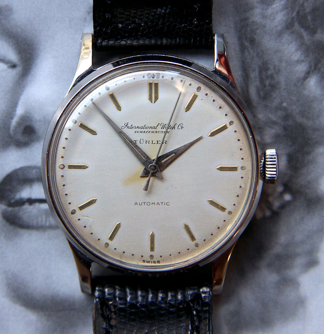 FS: Rare Vintage 1950s SS IWC cal. 852 Automatic w/TÜRLER Dial—SERVICED ...