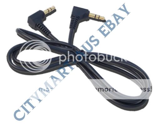 90 Degrees Right Angle 3.5mm AUXILIARY AUX CABLE #607  