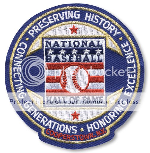 National Baseball Hall of Fame Induction Cooperstown Logo Jersey Patch