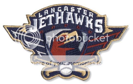 Lancaster Jethawks Primary Team Logo Jersey Sleeve Minor League